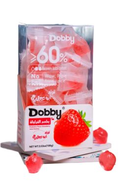 Dobby Probiotic Flavor Strawberry Juice Gummy, 100G